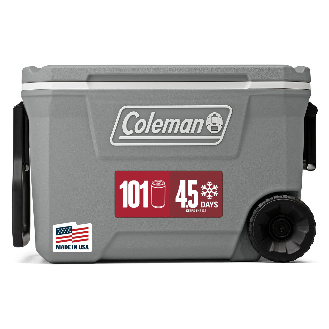 Coleman Classic Series 62-Quart Hard Cooler | Rock | Cup Holder