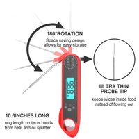 Thumbnail for Digital Kitchen Thermometer Food Tools Electronic Cooking Probe BBQ