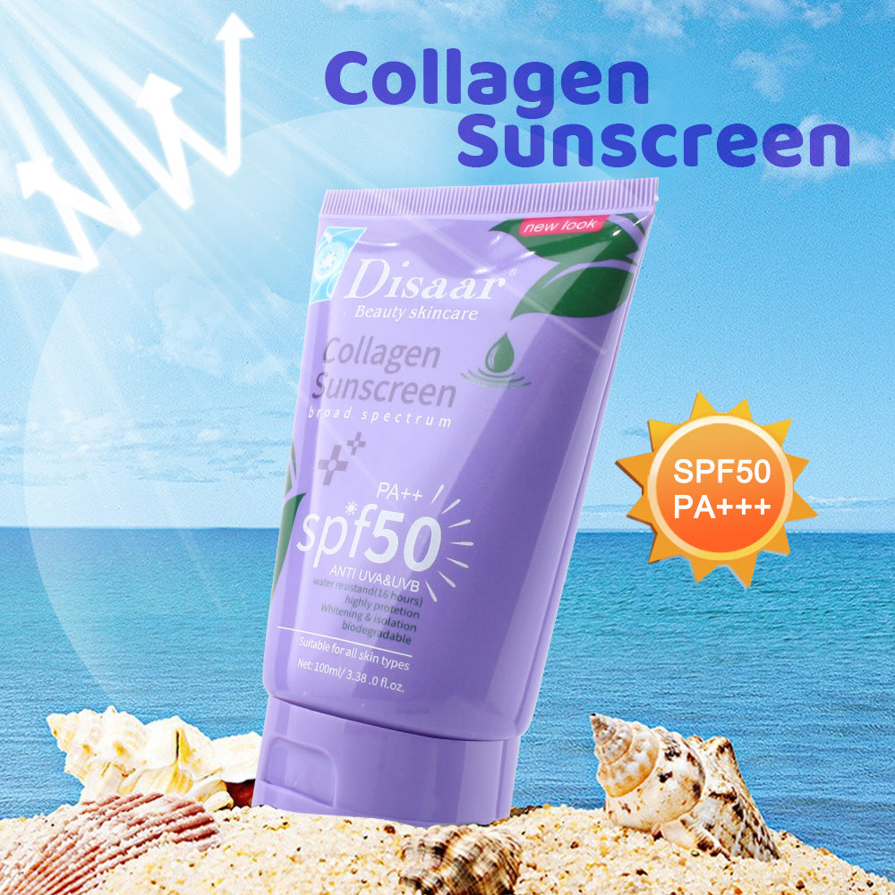 SPF 50 Disaar Collagen Sunscreen, Moisturizing UV Protection