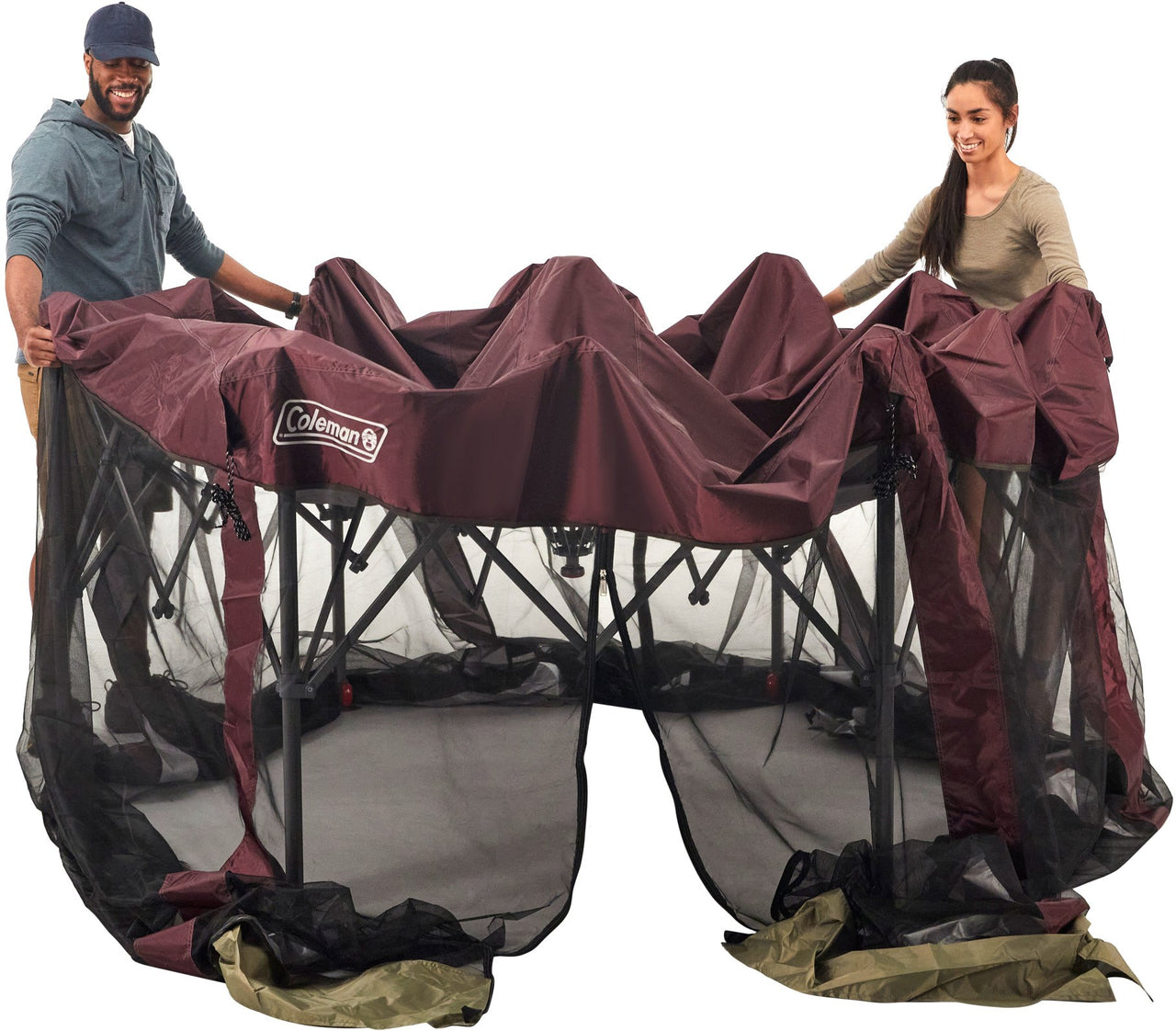 Coleman Back Home™ 10.5 x 9 Screen Canopy Tent | Blackberry
