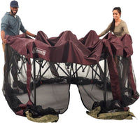 Thumbnail for Coleman Back Home™ 10.5 x 9 Screen Canopy Tent | Blackberry