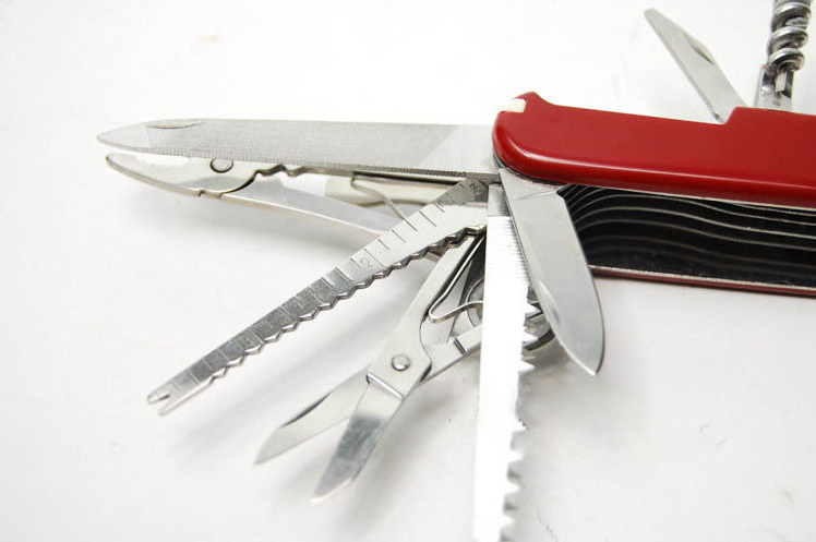 Multifunctional Stainless Steel Swiss Army Knife