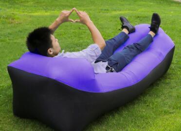 Air Sofa Fast Inflatable Hangout Lounger--No Air Pump