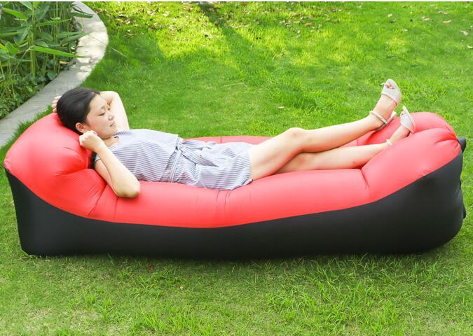 Air Sofa Fast Inflatable Hangout Lounger--No Air Pump