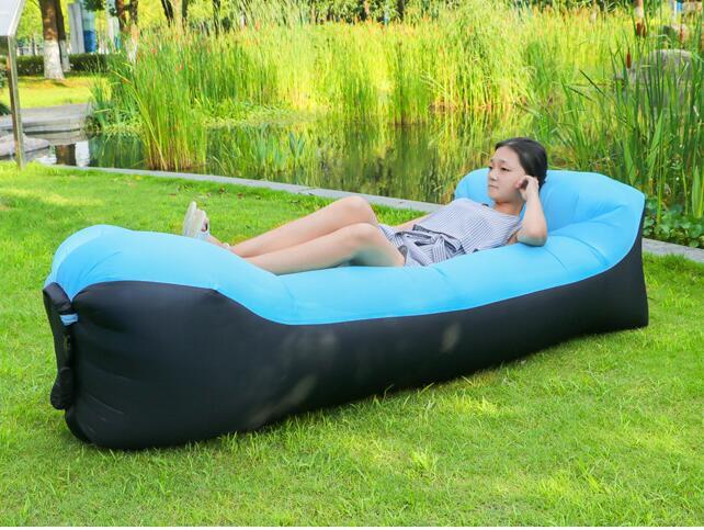 Air Sofa Fast Inflatable Hangout Lounger--No Air Pump