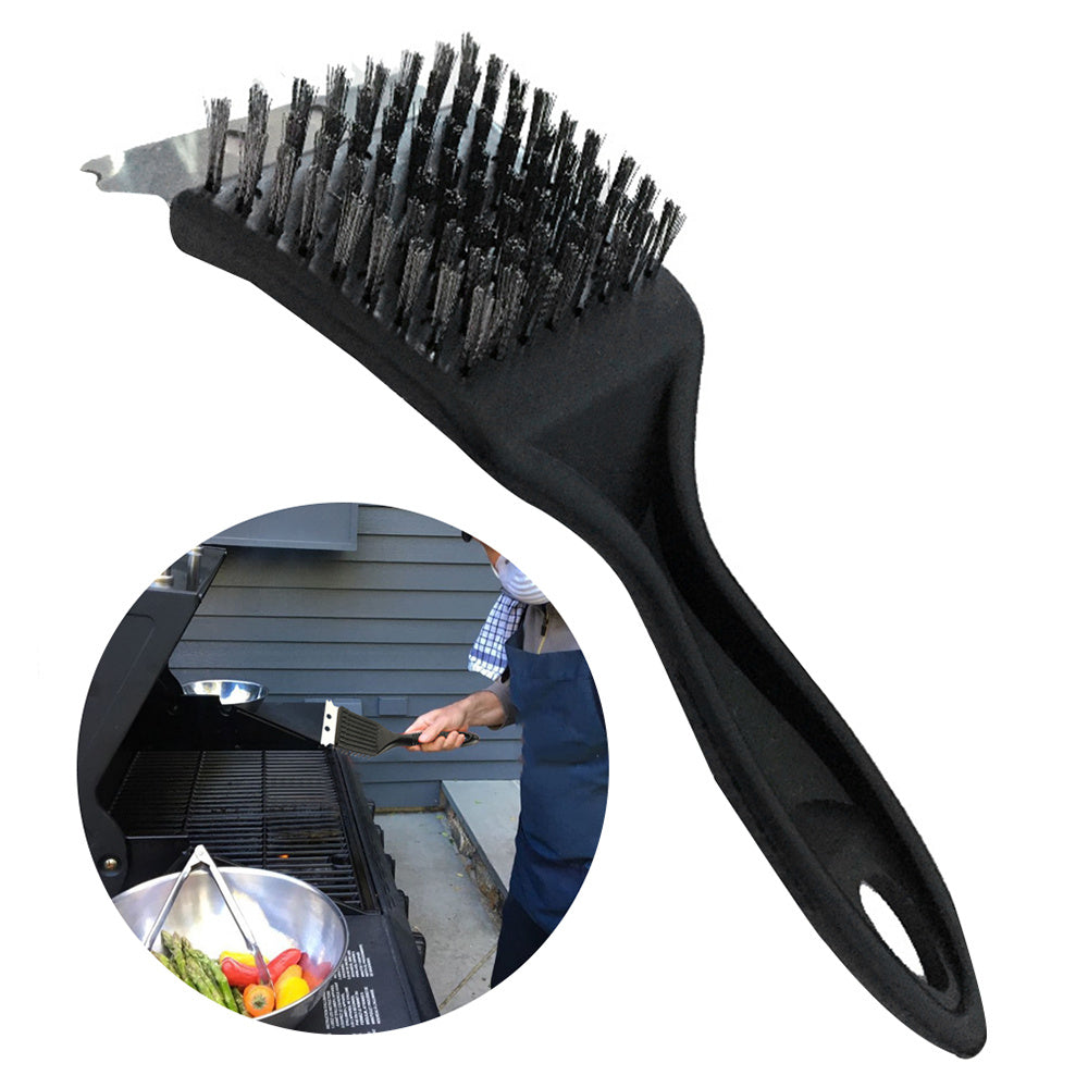 Wire Bristles Brush BBQ Cleaning Tool