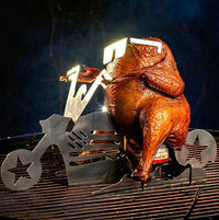 Thumbnail for Beer Can Chicken Motorcycle / Pheasant Grilling Rack