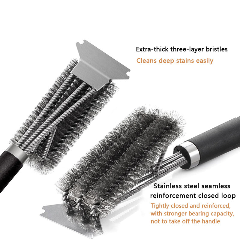 Barbecue Grill Cleaning Brush Stainless Steel