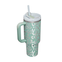 Thumbnail for Ochapa 40 Oz Tumbler With Handle, Straw, Insulated, Stainless Steel Spill Proof Mug