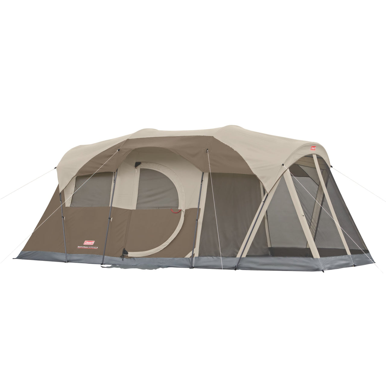 Coleman WeatherMaster® 6-Person Tent with Screen Room | 11 x 9 ft.; Spacious | Tan