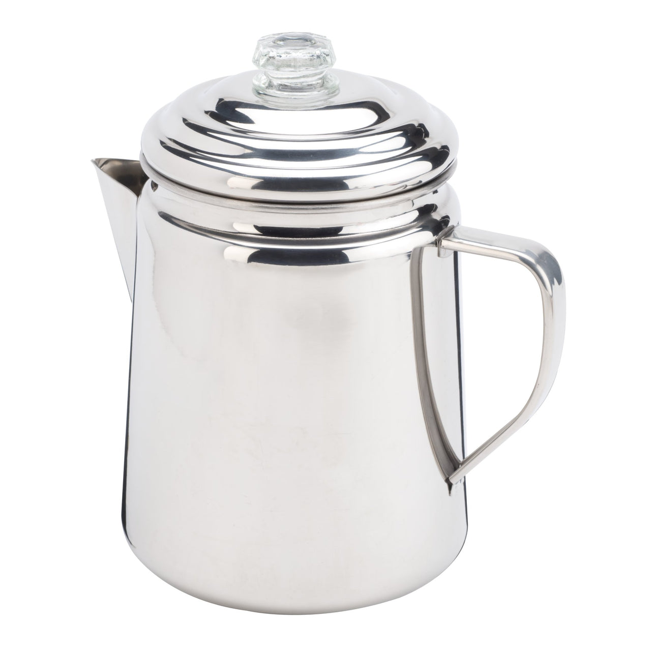 Coleman Stainless Steel Percolator | 12 Cup | Silver