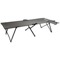 Thumbnail for Coleman Pack-Away® Camping Cot with Side Table | Grey | Cup Holder