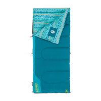 Thumbnail for Coleman Kids 50°F Cool-Weather Sleeping Bag | 60 X 26 | Teal