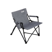 Thumbnail for Coleman Forester Series Deck Chair | 18L x 21.2W x 17H | Grey | Cup Holder | Strong Steel Frame | Supports Up To 250 lbs