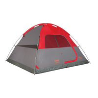 Thumbnail for Coleman 6-Person Flatwoods II™ Lightweight Dome Camping Tent | 10 x 10 ft | Red