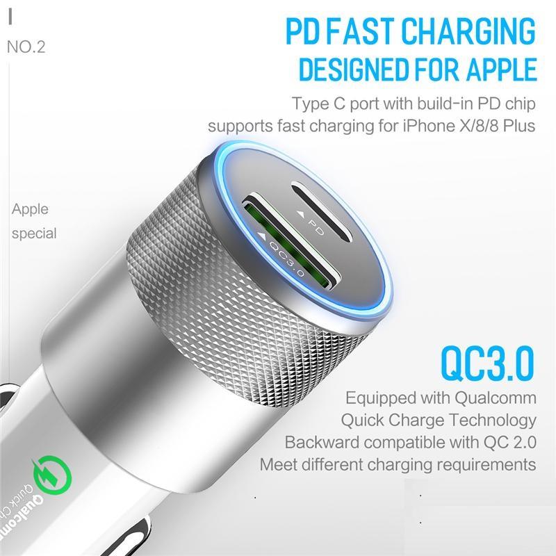 Premium QC3.0 PD Fast Car Charger