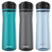 Thumbnail for Contigo® Ashland 2.0 Water Bottle with AUTOSPOUT® Lid | 24 oz | 3-Pack | Cup Holder