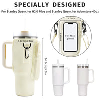 Thumbnail for Water Bottle Carrier Bag, Compatible With 40oz Tumbler With Handle