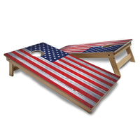 Thumbnail for American Flag Cornhole Set