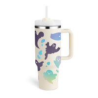 Thumbnail for Ochapa 40 Oz Tumbler With Handle, Straw, Insulated, Stainless Steel Spill Proof Mug