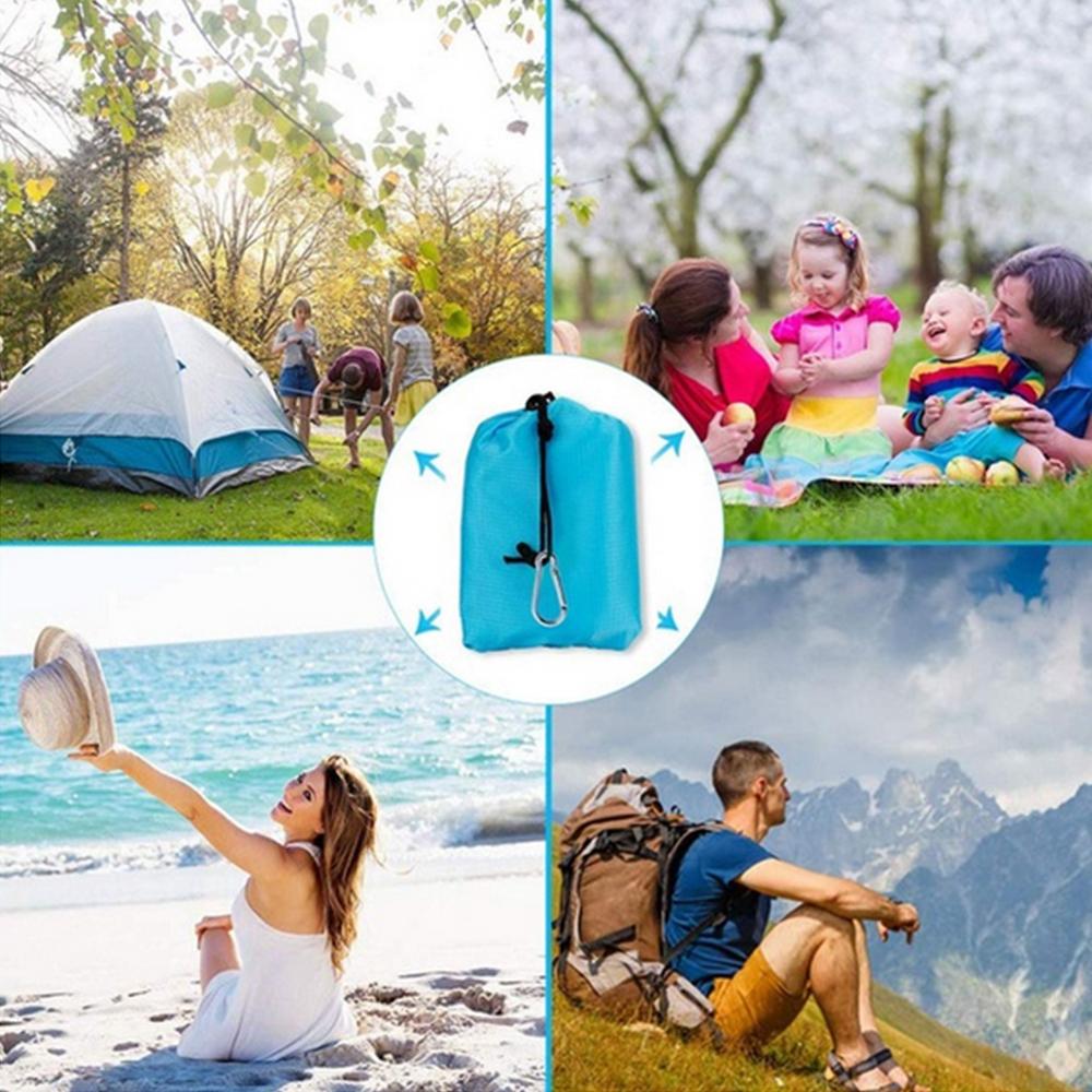 Pocket Picnic Waterproof Beach Mat Sand Free Blanket