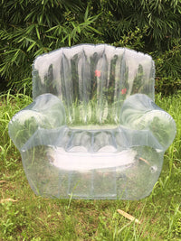 Thumbnail for PVC Transparent Inflatable Home Single Sofa