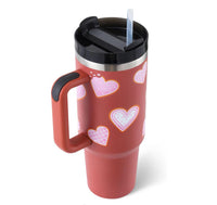 Thumbnail for Ochapa 40 Oz Tumbler With Handle, Straw, Insulated, Stainless Steel Spill Proof Mug