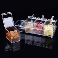 Thumbnail for Seasoning Storage Box Spices Condiment Dispenser