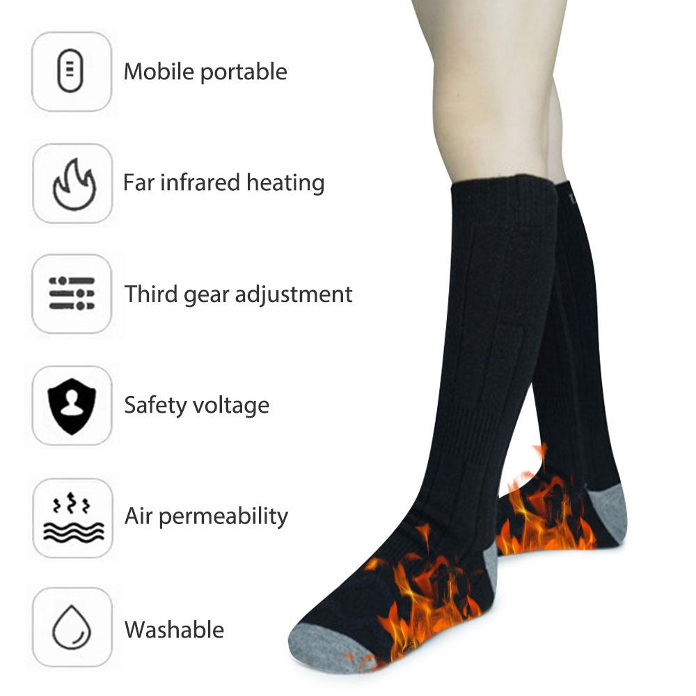 Battery Heated,  Rechargeable Thermal Warming Socks