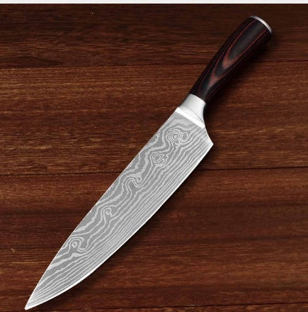 Chef Knife - Damascus Pattern