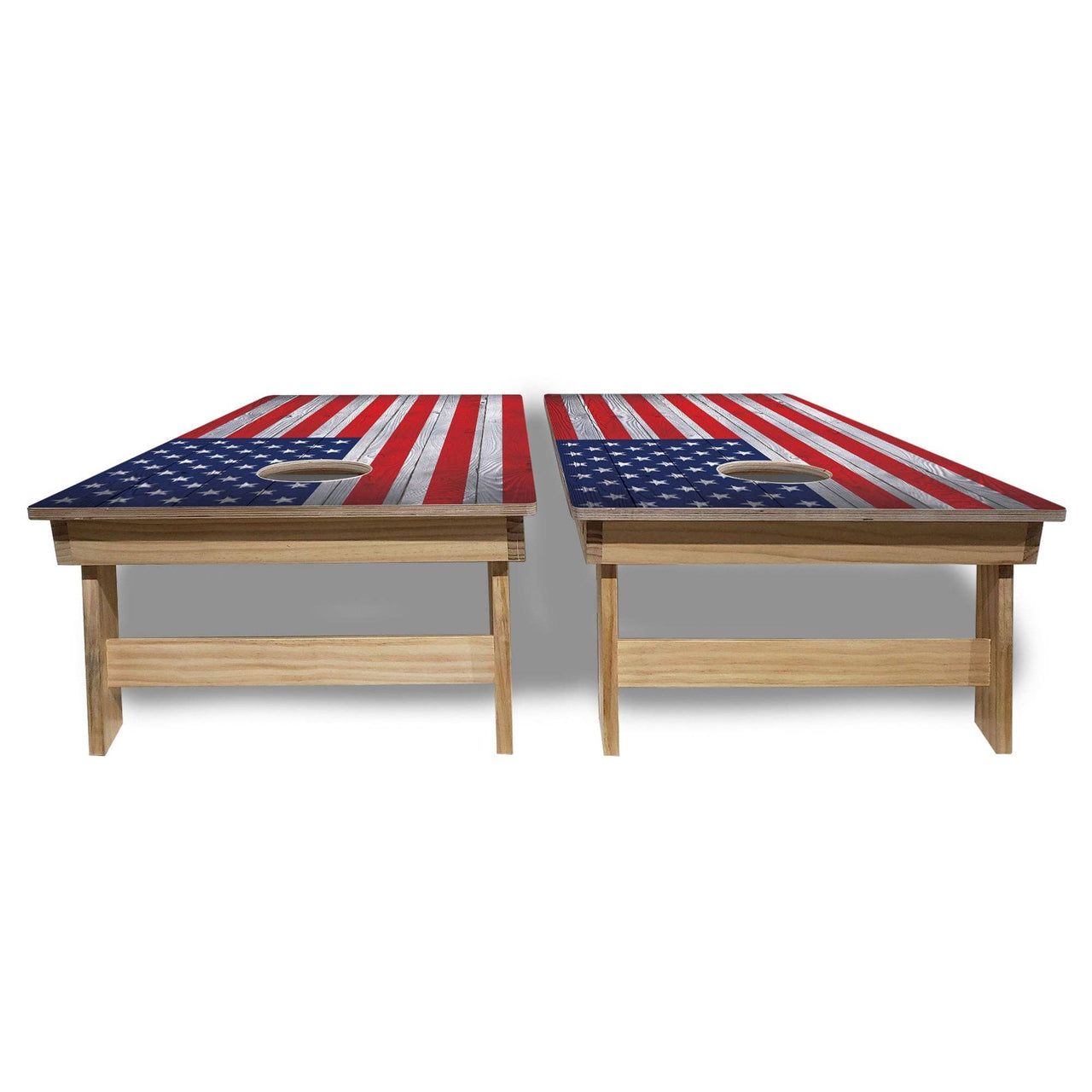 American Flag Cornhole Set