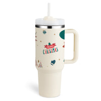 Thumbnail for Ochapa 40 Oz Tumbler With Handle, Straw, Insulated, Stainless Steel Spill Proof Mug