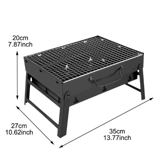 Portable Folding Grill w/ Rack