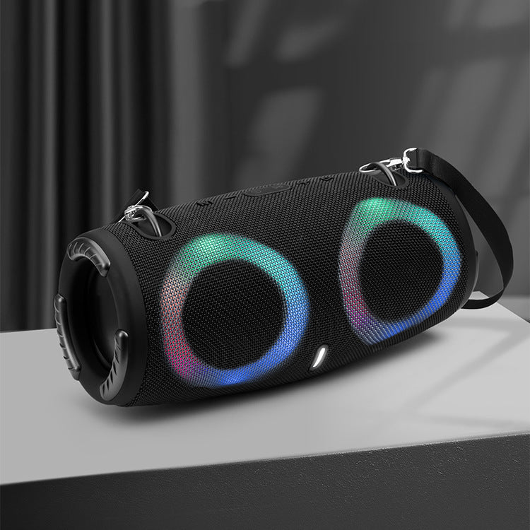 War Drum Bluetooth Speaker With RGB Colored Lights