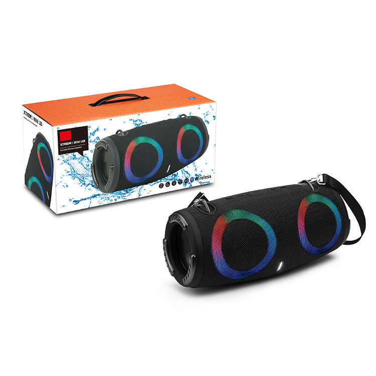 War Drum Bluetooth Speaker With RGB Colored Lights