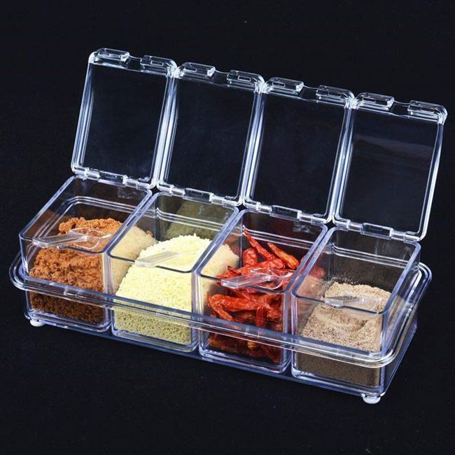 Seasoning Storage Box Spices Condiment Dispenser