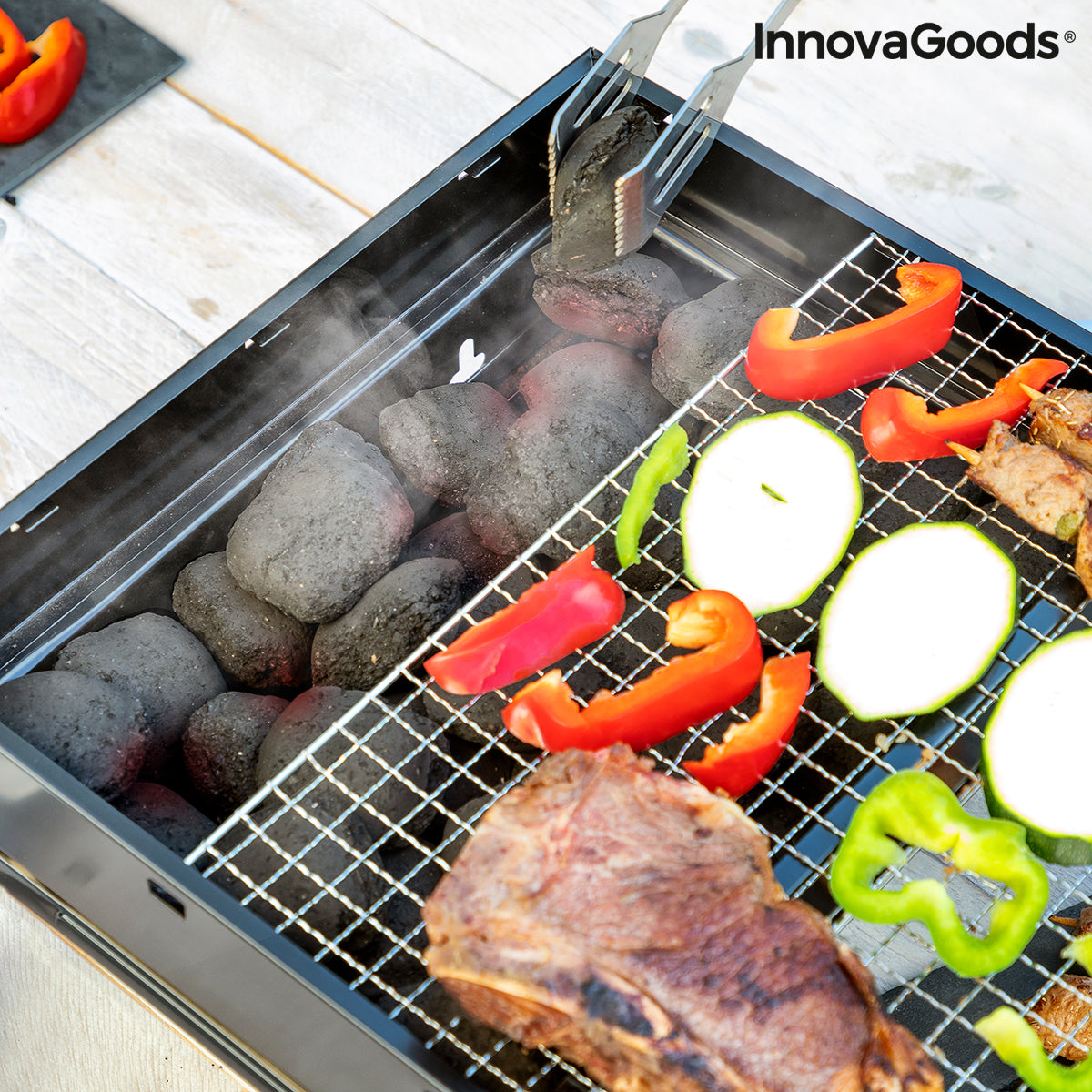 Folding Portable Charcoal Barbecue