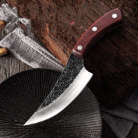 Thumbnail for Meat Cutting Knife, Extra Sharp Blade, Hip Holster