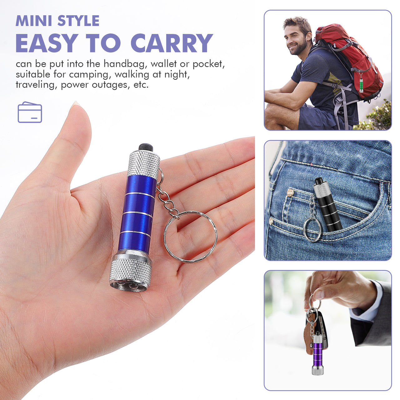 Mini Keychain Emergency Light