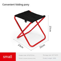 Thumbnail for Portable Aluminum Alloy Folding Stool