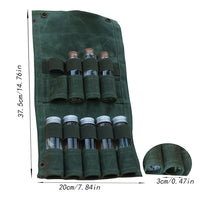 Thumbnail for Portable Camping Spice Jar Set Holder--Waterproof Waxed Canvas Pouch