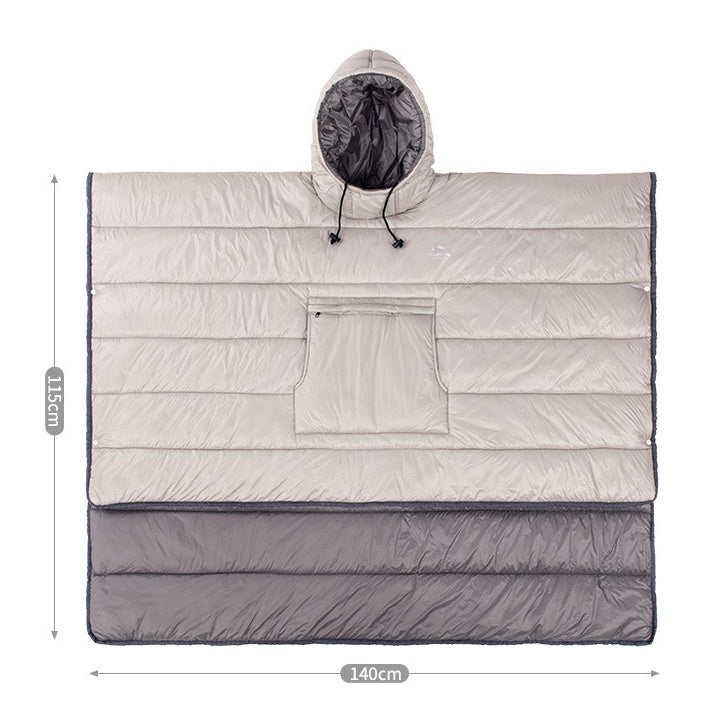 Warm Wearable Sleeping Bag Poncho