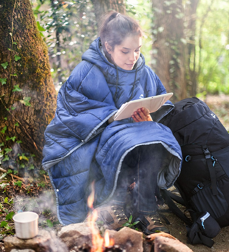 Warm Wearable Sleeping Bag Poncho