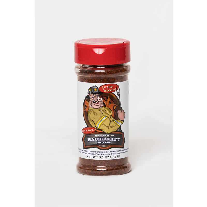 Code 3 Spices 8003571 5.5 oz Hot & Smokey BBQ Seasoning