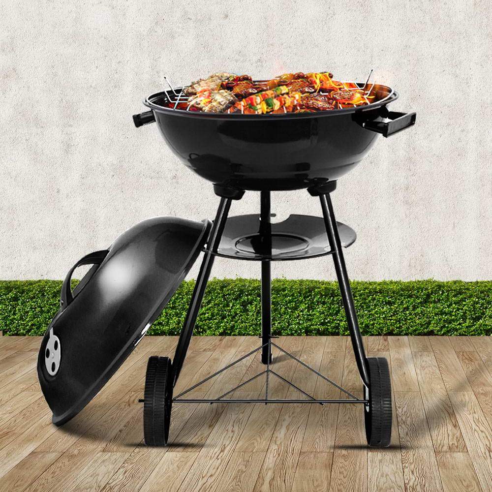 Grillz Charcoal BBQ steel Smoker/Grill