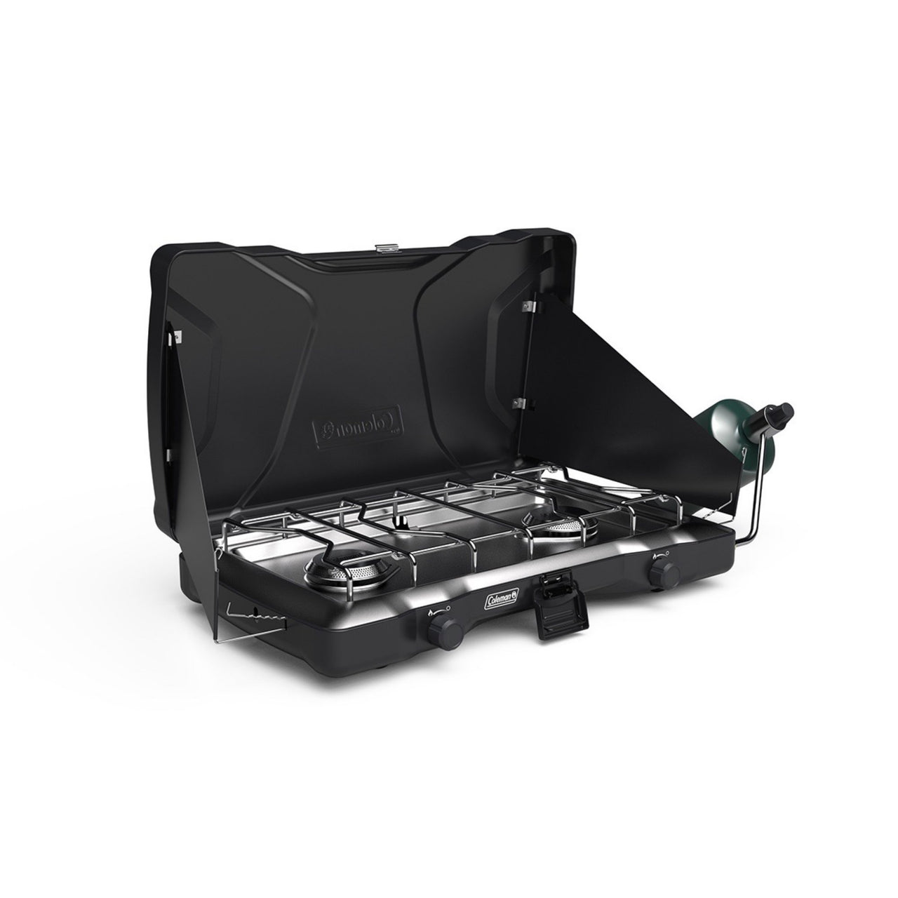 Coleman Triton™ 2-Burner Propane Camping Stove | Black