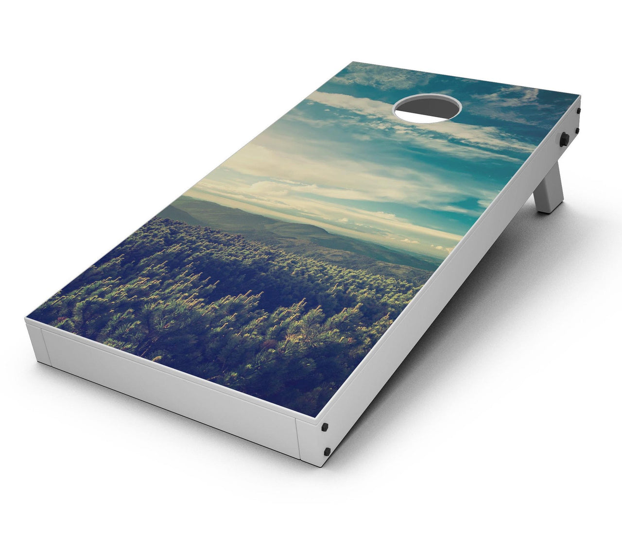 Country Skyline CornHole Board Skin Decal Kit