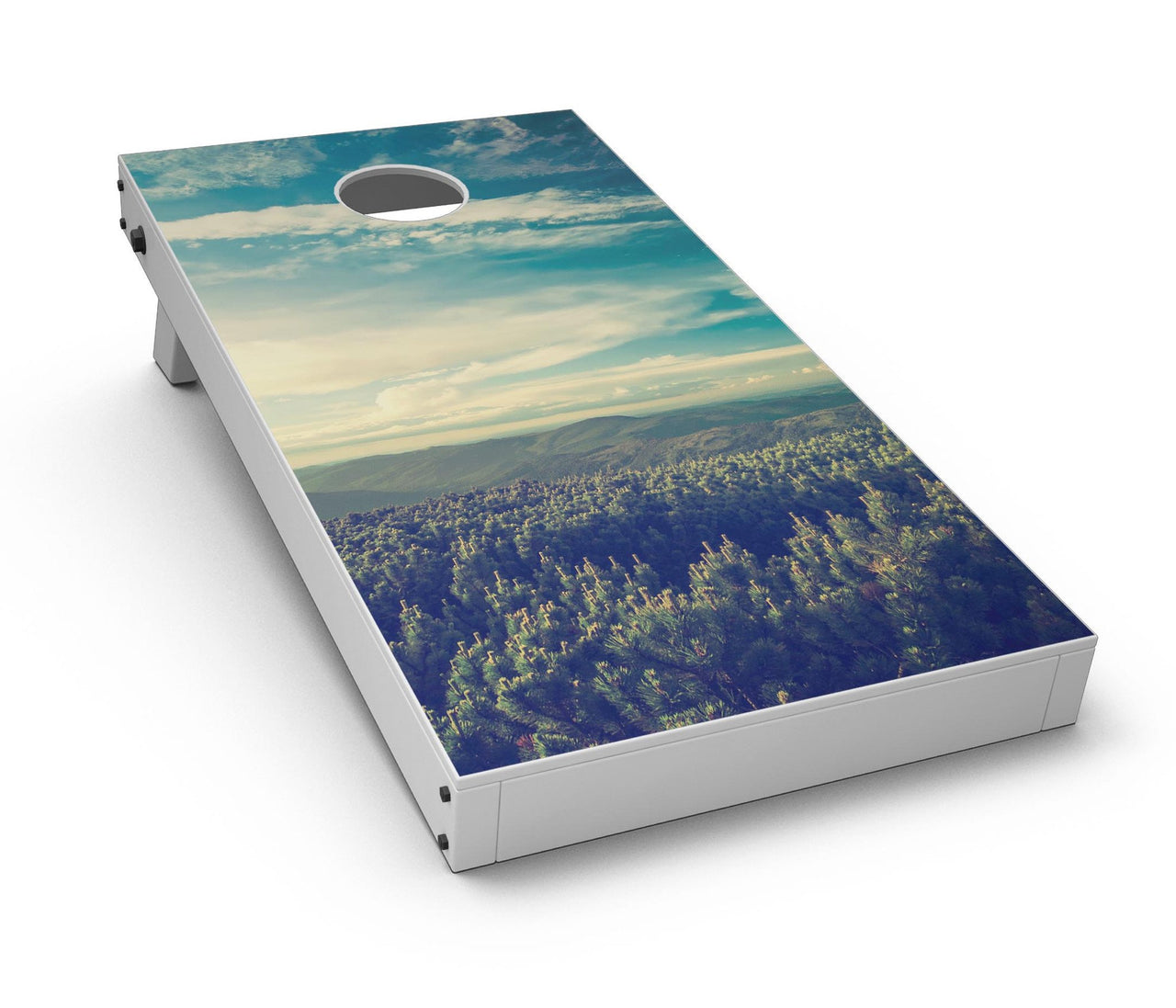 Country Skyline CornHole Board Skin Decal Kit