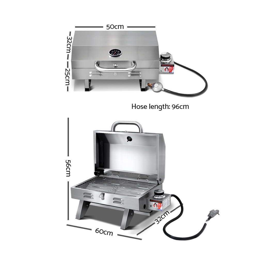 Grillz Portable Gas BBQ Grill