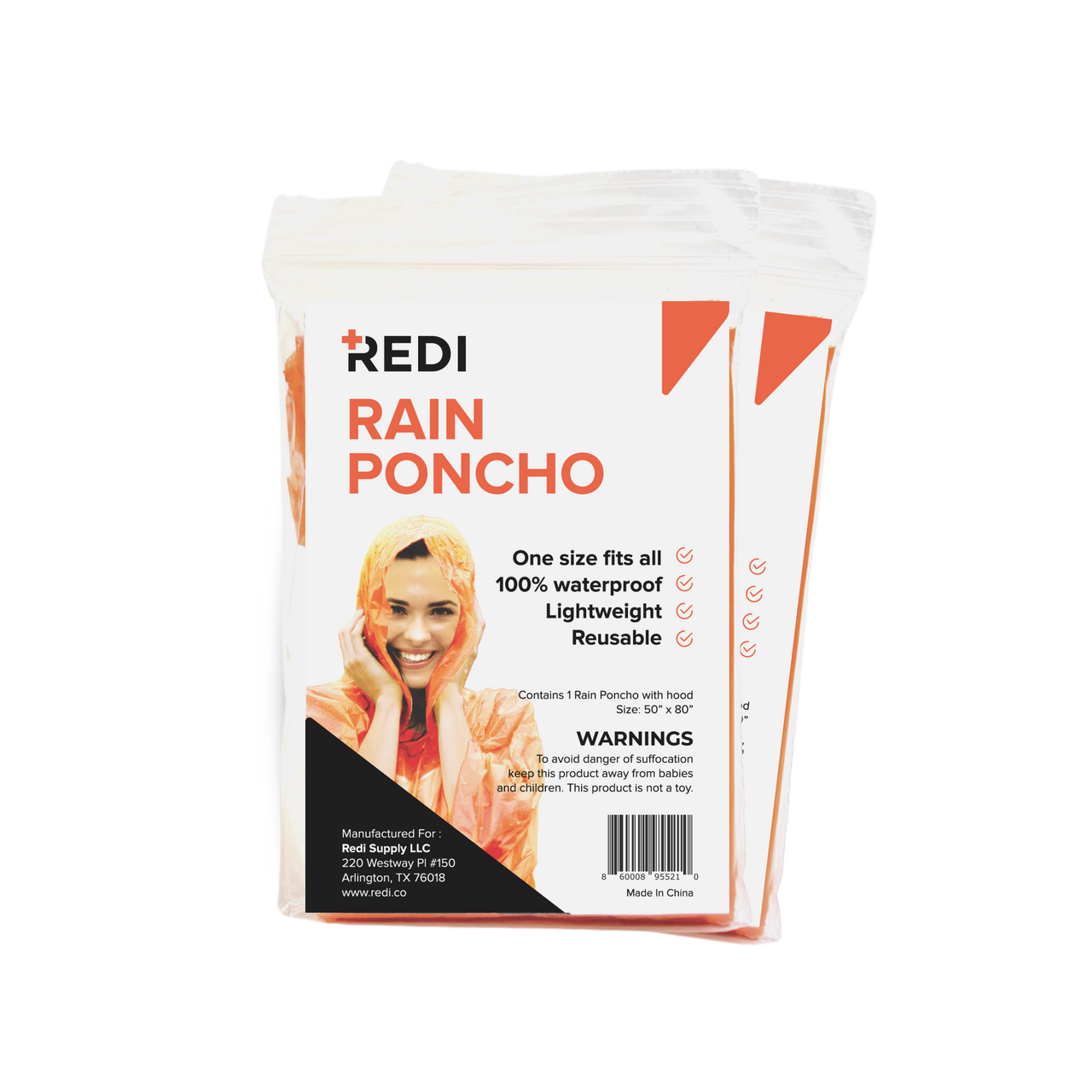 Rain Poncho | 4 Pack